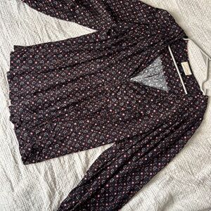 Universal Thread Black Floral Blouse